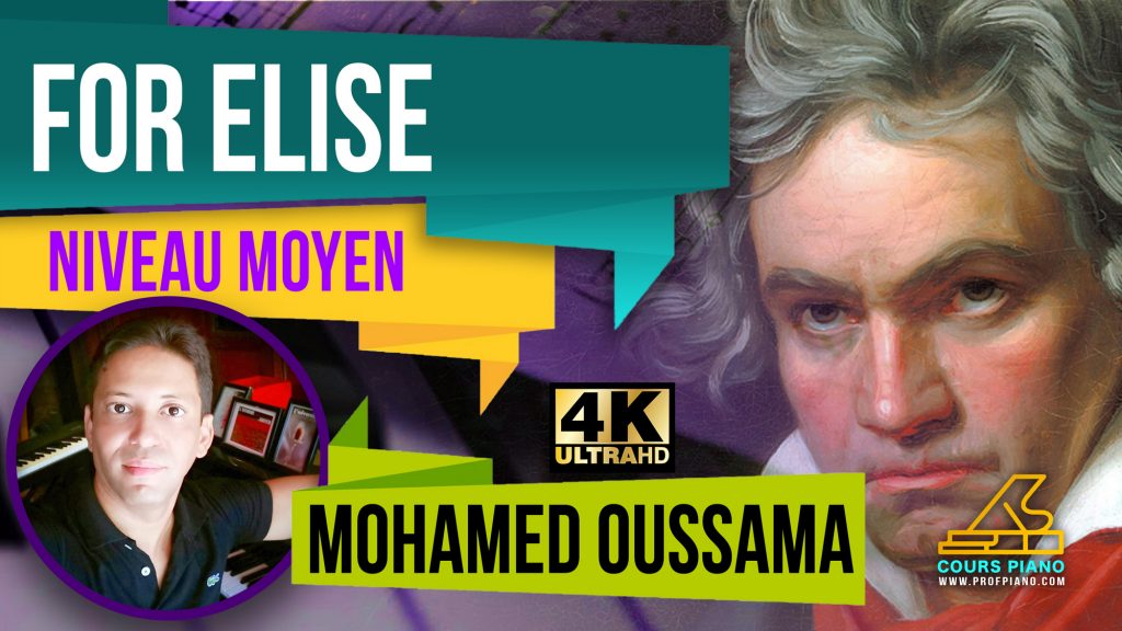 LETTRE À ÉLISE - Beethoven - Niveau Moyen - Cours de Piano avec MOHAMED OUSSAMA
