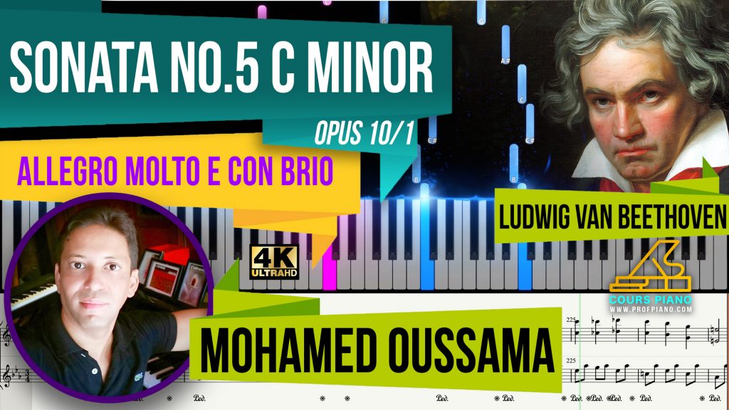 Sonata No 5 C minor Opus 10 - Allegro molto e con brio – Beethoven – MOHAMED OUSSAMA